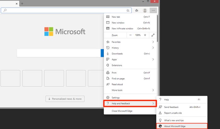 Using the Legacy Microsoft Edge Extension