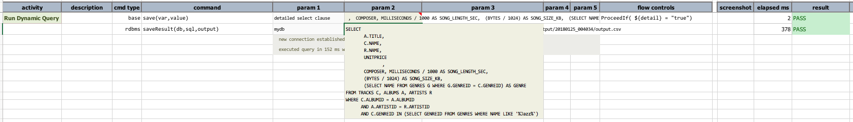 DynamicSQL3 output