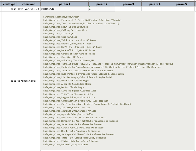 express 1 output